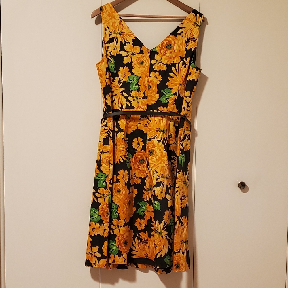 Golden Flower Sundress by Jones New York NWOT